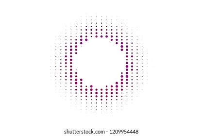 Light Purple, Pink vector layout with circle shapes. Blurred bubbles on abstract background with colorful gradient. Pattern for ads, booklets.
