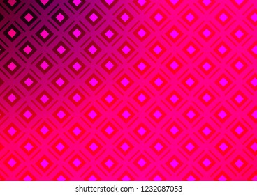 Light Purple, Pink vector layout with lines, rectangle. Colorful lines, squares on abstract background with gradient. Pattern for business booklets, leaflets.