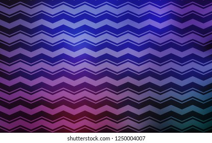Light Purple, Pink vector layout with flat lines. Lines on blurred abstract background with gradient. Pattern for ads, posters, banners.