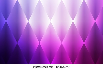 Light Purple, Pink vector layout with lines, rectangles. Decorative design in abstract style with rectangles. Smart design for your business advert.