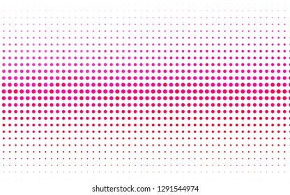 Light Purple, Pink vector layout with circle shapes. Modern abstract illustration with colorful water drops. Pattern for ads, leaflets.