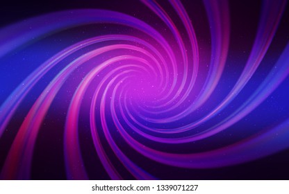 Light Purple, Pink vector layout with cosmic stars. Space stars on blurred abstract background with gradient. Pattern for astronomy websites.