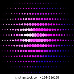 Light Purple, Pink vector layout with circles. Glitter abstract illustration with colorful drops. Pattern for business ads.