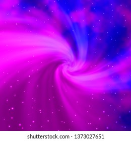 Light Purple, Pink vector layout with bright stars. Blur decorative design in simple style with stars. Theme for cell phones.