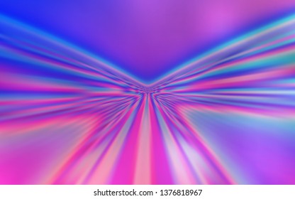 Light Purple, Pink vector layout with bent lines. Brand new colorful illustration in simple style. Abstract design for your web site.