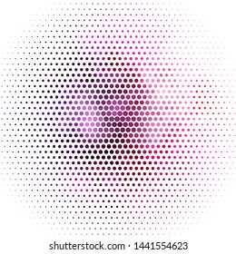 Light Purple, Pink vector layout with circles. Glitter abstract illustration with colorful drops. Pattern for websites, landing pages.