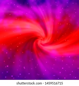 Light Purple, Pink vector layout with bright stars. Colorful illustration in abstract style with gradient stars. Best design for your ad, poster, banner.