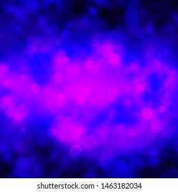 Light Purple, Pink vector layout with circles. Illustration with set of shining colorful abstract spheres. Pattern for business ads.