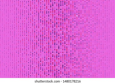 Light Purple, Pink vector layout with circle shapes. Blurred decorative design in abstract style with bubbles. Pattern for ads, leaflets.