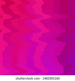 Light Purple, Pink vector layout with wry lines. Abstract illustration with gradient bows. Pattern for websites, landing pages.