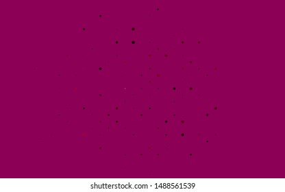 Light Purple, Pink vector layout with circle shapes. Illustration with set of shining colorful abstract circles. Pattern for ads, booklets.