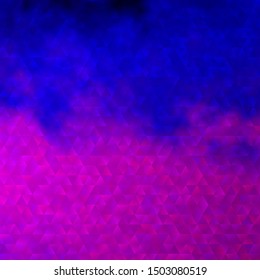 Light Purple, Pink vector layout with lines, triangles. Decorative design in abstract style with triangles. Best design for posters, banners.