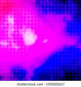 Light Purple, Pink vector layout with circle shapes. Abstract colorful disks on simple gradient background. Design for your commercials.