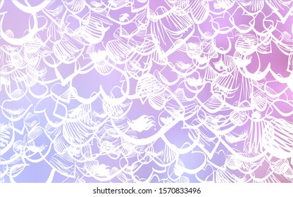 Light Purple, Pink vector layout with sweet hearts. Hearts on blurred abstract background with colorful gradient. Pattern for marriage gifts, congratulations.
