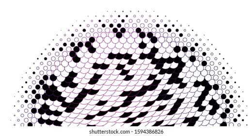 Light Purple, Pink vector layout with circle shapes. Abstract illustration with colorful spots in nature style. Pattern for wallpapers, curtains.