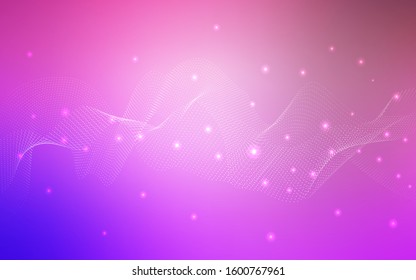 Light Purple, Pink vector layout with circle shapes. Illustration with set of shining colorful abstract circles. The pattern can be used for beautiful websites.