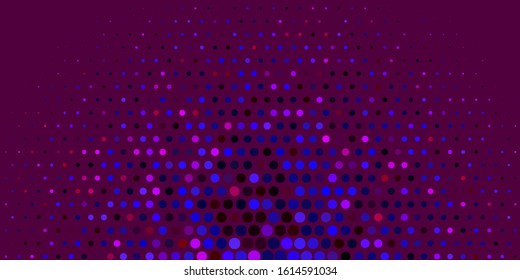 Light Purple, Pink vector layout with circle shapes. Abstract illustration with colorful spots in nature style. Pattern for wallpapers, curtains.