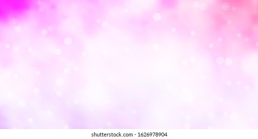 Light Purple, Pink vector layout with bright stars. Colorful illustration with abstract gradient stars. Pattern for wrapping gifts.