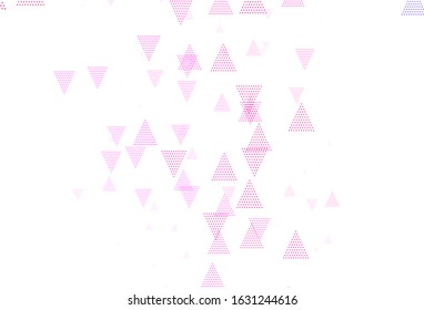 Light Purple, Pink vector layout with circles, lines. Circles, lines on abstract background with colorful gradient. Pattern for booklets, leaflets