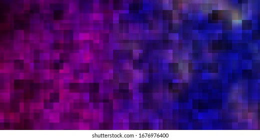 Diseño de vector rosa claro púrpura con líneas, rectángulos. Ilustración con un conjunto de rectángulos de degradado. Patrón para sitios web, páginas de inicio.
