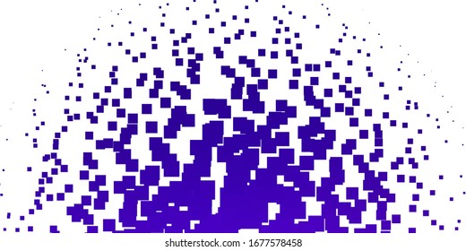 Light Purple, Pink vector layout with lines, rectangles. Modern design with rectangles in abstract style. Template for cellphones.
