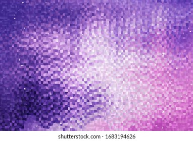 Light Purple, Pink vector layout with lines, rectangles. Rectangles on abstract background with colorful gradient. The template can be used as a background.