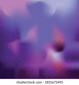 Light Purple, Pink vector layout with cosmic stars. Space stars on blurred abstract background with gradient. Smart design for your business advert.