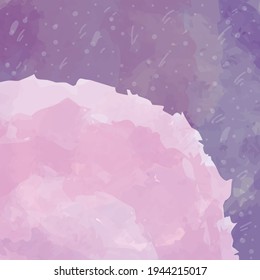 Light Purple, Pink vector layout with cosmic stars. Space stars and planet on blurred abstract background. Smart design