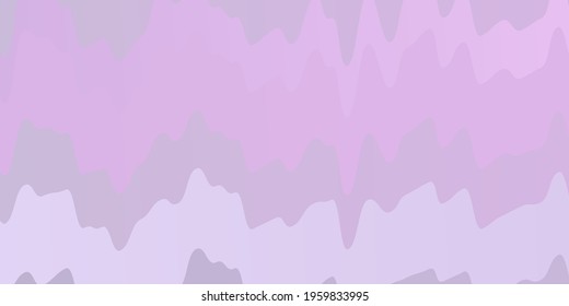 Light Purple, Pink vector layout with wry lines. Abstract illustration with gradient bows. Pattern for websites, landing pages.