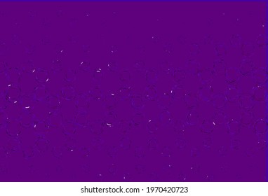 Light purple, pink vector layout with circle shapes. Abstract illustration with colored bubbles in nature style. Pattern of water, rain drops.