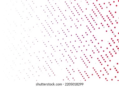Light Purple, Pink vector layout with circle shapes. Blurred bubbles on abstract background with colorful gradient. Completely new template for your brand book.