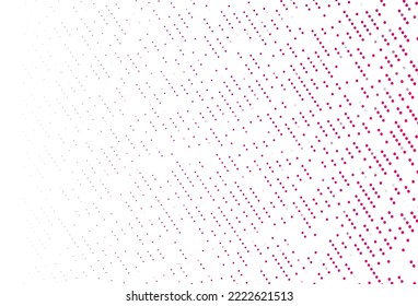 Light Purple, Pink vector layout with circle shapes. Glitter abstract illustration with blurred drops of rain. Pattern of water, rain drops.