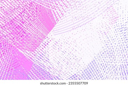 Light Purple, Pink vector layout with flat lines. Lines on blurred abstract background with gradient. Template for your beautiful backgrounds.