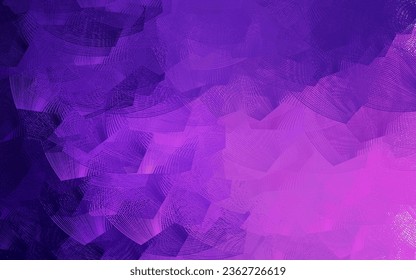 Light Purple, Pink vector layout with wry lines. A circumflex abstract illustration with gradient. Background for cell phone screens.