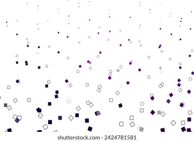Light Purple, Pink vector layout with rectangles, squares. Beautiful illustration with rectangles and squares. Pattern for busines booklets, leaflets.
