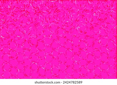 Light purple, pink vector layout with circle shapes. Blurred decorative design in abstract style with bubbles. Completely new template for your brand book.