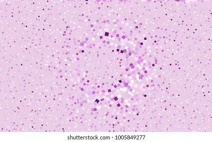 Light Purple, Pink vector low poly background. A sample with a polygonal design. Illustration in polygonal style with repeating squares