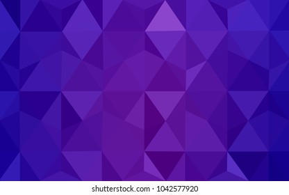 Light Purple, Pink vector Low poly crystal background. Polygon design pattern. Low poly illustration, low polygon background.
