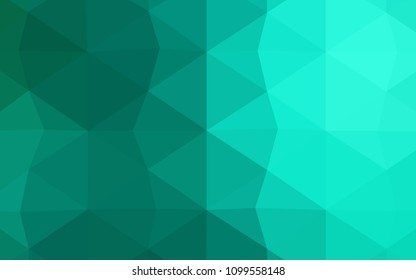 Light Purple, Pink vector low poly layout. Shining polygonal illustration, which consist of triangles. The polygonal design can be used for your web site.
