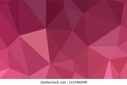 Light Purple, Pink vector low poly layout. Elegant bright polygonal illustration with gradient. Brand new style for your business design.