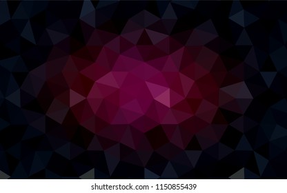 Light Purple, Pink vector low poly texture. Colorful abstract illustration with triangles. Template for cell phone's backgrounds.