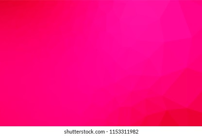 Light Purple, Pink vector low poly cover. A sample with polygonal shapes. The completely new template can be used for your brand book.