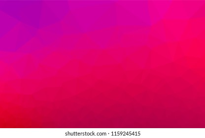 Light Purple, Pink vector low poly layout. Shining colored illustration in a Brand new style. The best triangular design for your business.