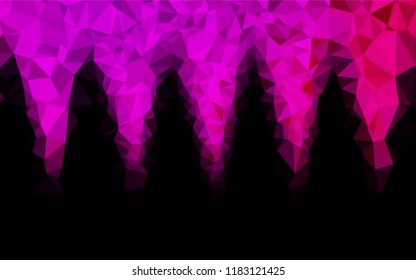 Light Purple, Pink vector low poly texture. A vague abstract illustration with gradient. Brand new design for your business.