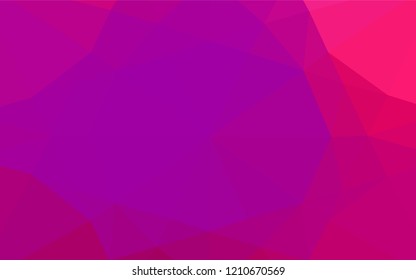 Light Purple, Pink vector low poly texture. A completely new color illustration in a vague style. The completely new template can be used for your brand book.