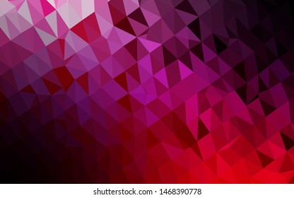 Light Purple, Pink vector low poly layout. A vague abstract illustration with gradient. Elegant pattern for a brand book.