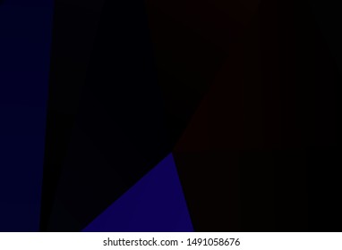 Light Purple, Pink vector low poly layout. Colorful abstract illustration with triangles. New template for your brand book.