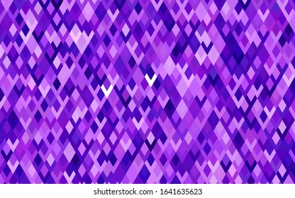 Light Purple, Pink vector low poly background. A sample with a polygonal design. Illustration in polygonal style with repeating squares