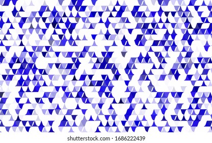 Light Purple, Pink vector low poly template. Shining colored illustration in a brand-new style. The polygonal design can be used for your web site.