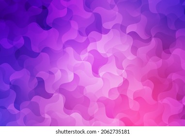 Light Purple, Pink vector low poly texture. Modern abstract illustration with triangles. Best triangular design for your business.